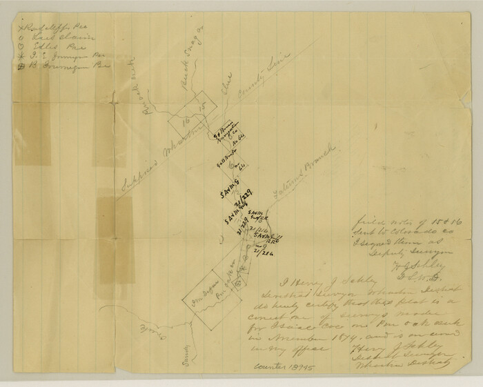 18945, Colorado County Sketch File 16, General Map Collection