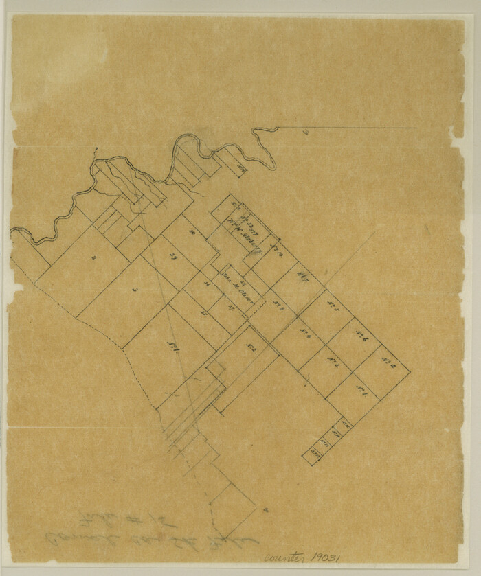 19031, Comal County Sketch File 15, General Map Collection
