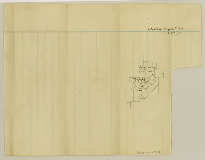 19034, Comal County Sketch File 16, General Map Collection