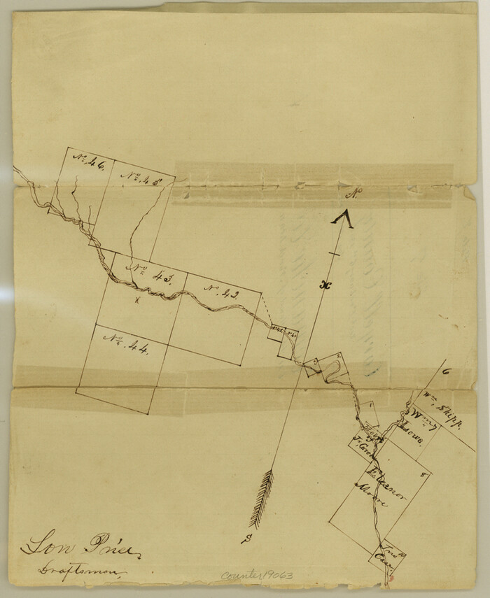 19063, Comanche County Sketch File 7, General Map Collection