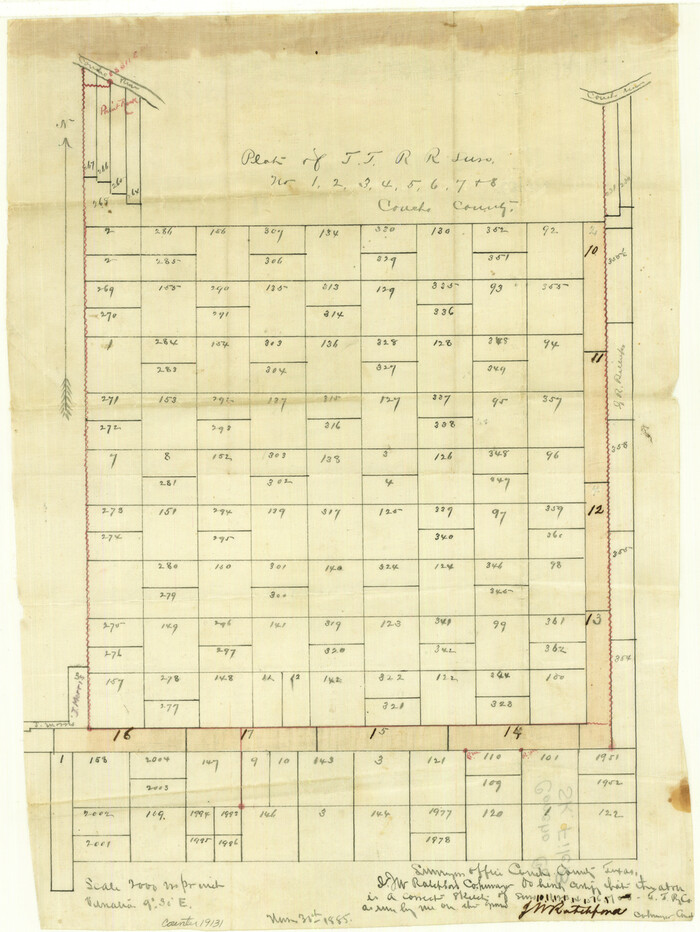19131, Concho County Sketch File 8, General Map Collection