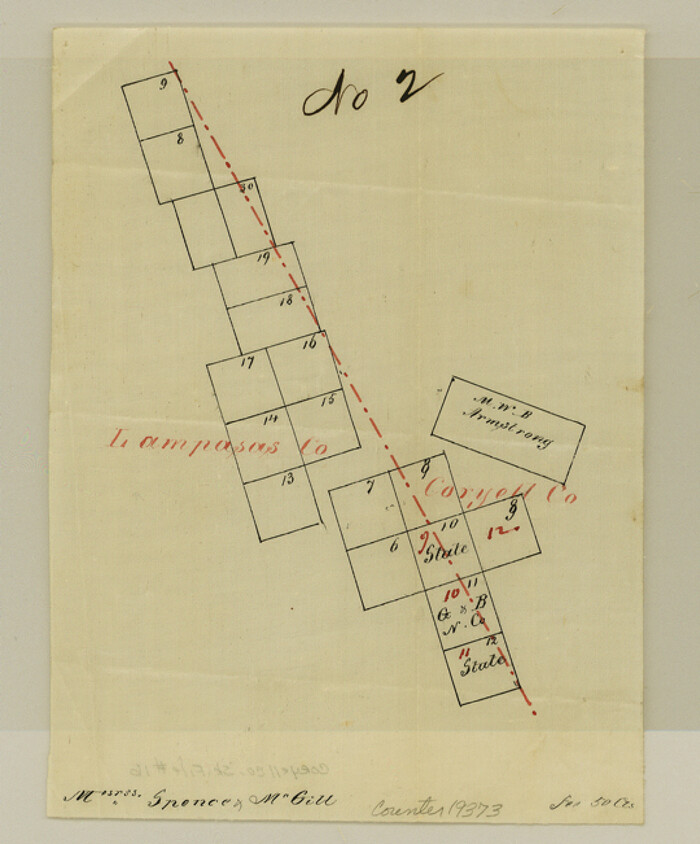 19373, Coryell County Sketch File 16, General Map Collection