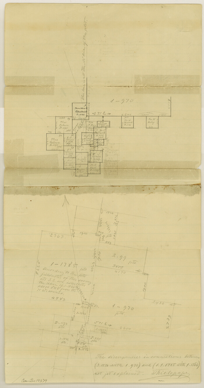19379, Coryell County Sketch File 18, General Map Collection