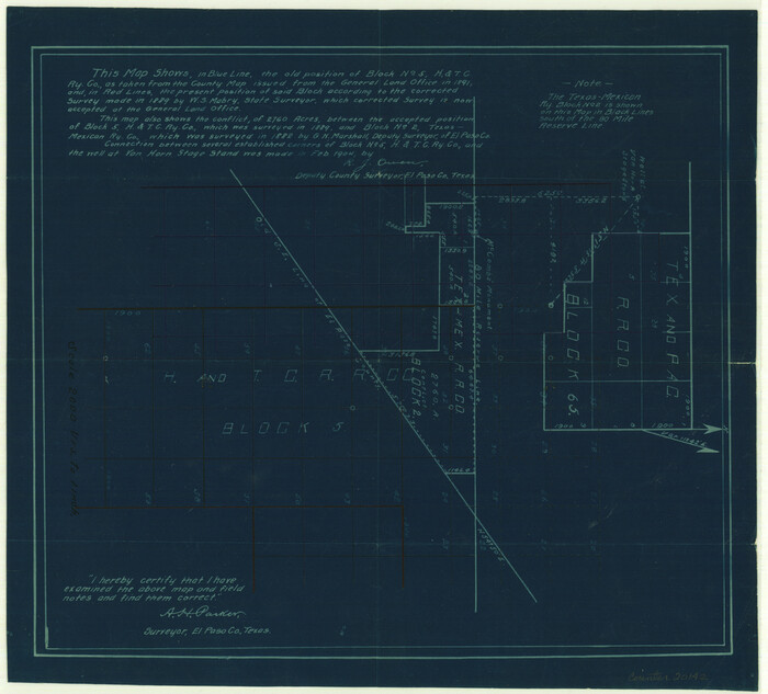 20142, Culberson County Sketch File 8, General Map Collection
