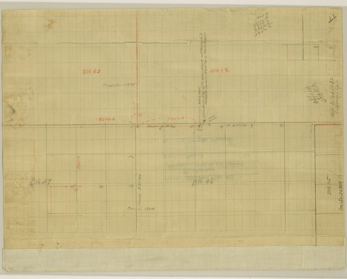 20329, Culberson County Sketch File 43, General Map Collection