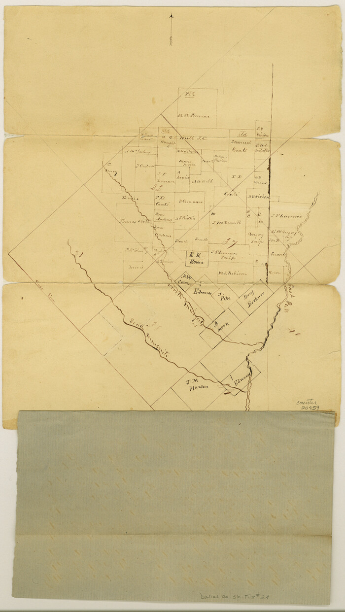 20459, Dallas County Sketch File 24, General Map Collection