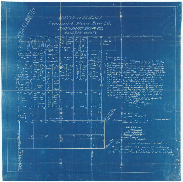 20518, Dawson County Sketch File 6, General Map Collection