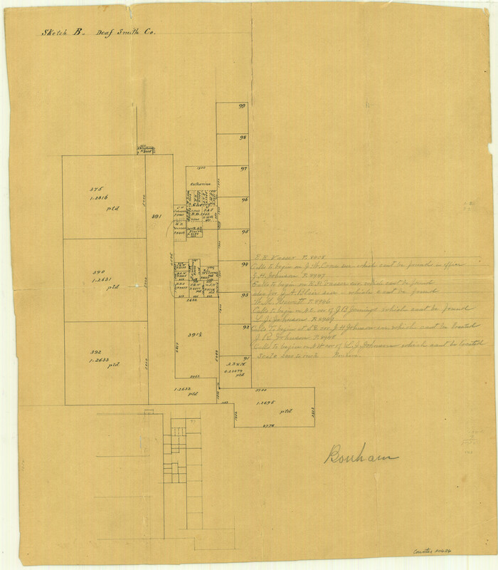 20626, Deaf Smith County Sketch File B, General Map Collection