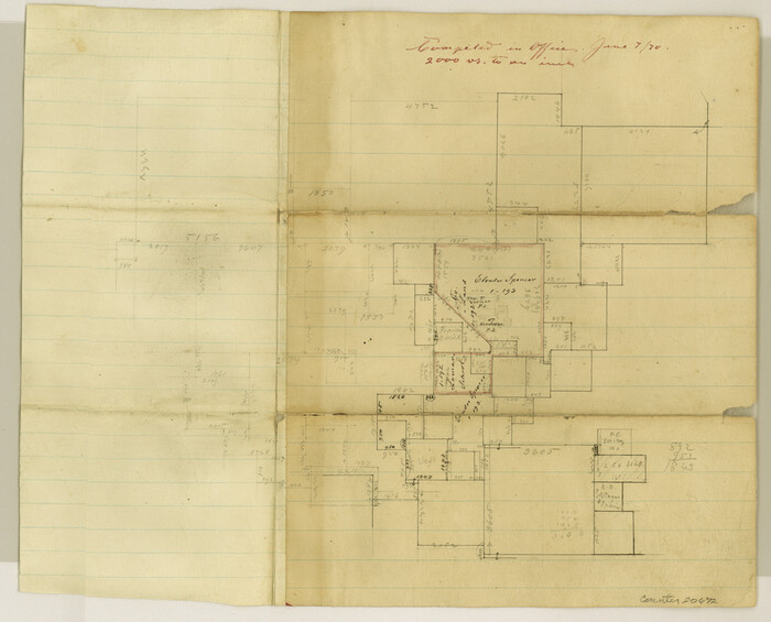 20672, Delta County Sketch File 3, General Map Collection