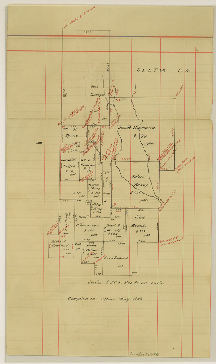 20676, Delta County Sketch File 5, General Map Collection