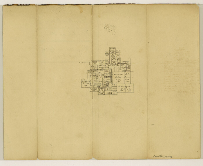 20748, Denton County Sketch File 23, General Map Collection
