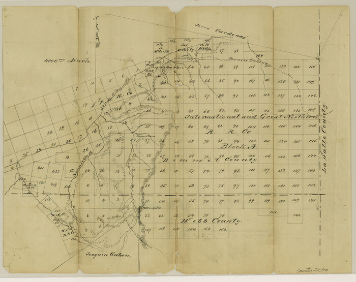 21070, Dimmit County Sketch File 9, General Map Collection