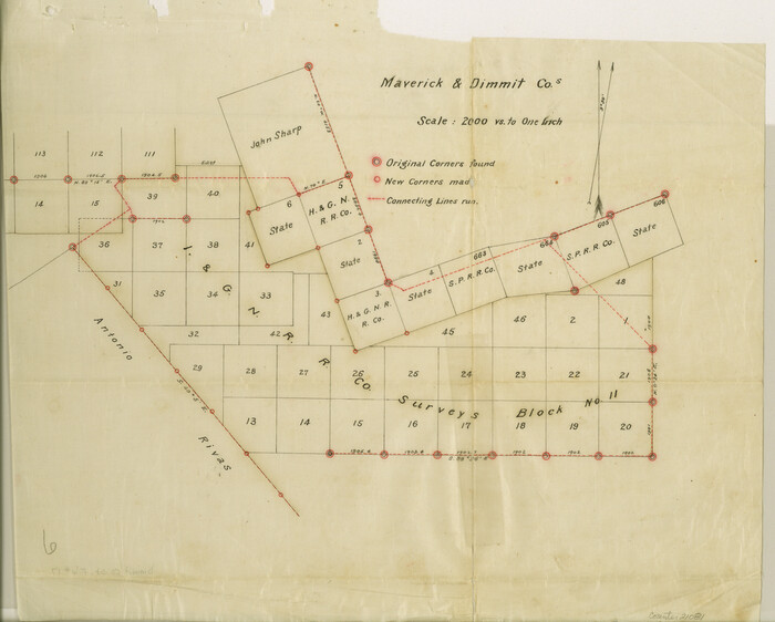 21081, Dimmit County Sketch File 17, General Map Collection