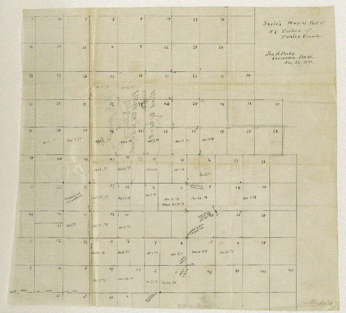21217, Donley County Sketch File 3, General Map Collection