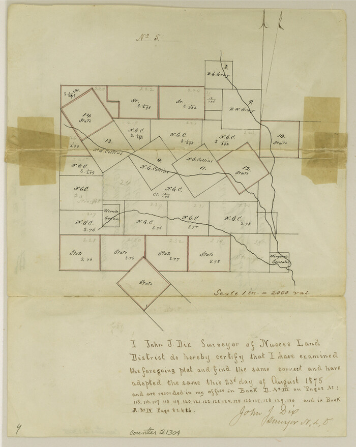 21304, Duval County Sketch File 9, General Map Collection