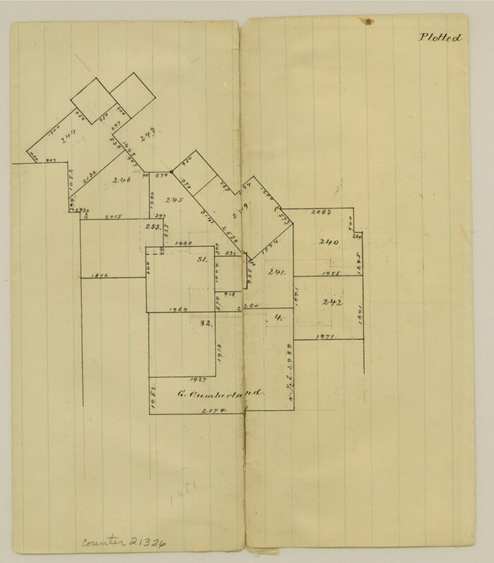 21326, Duval County Sketch File 23, General Map Collection