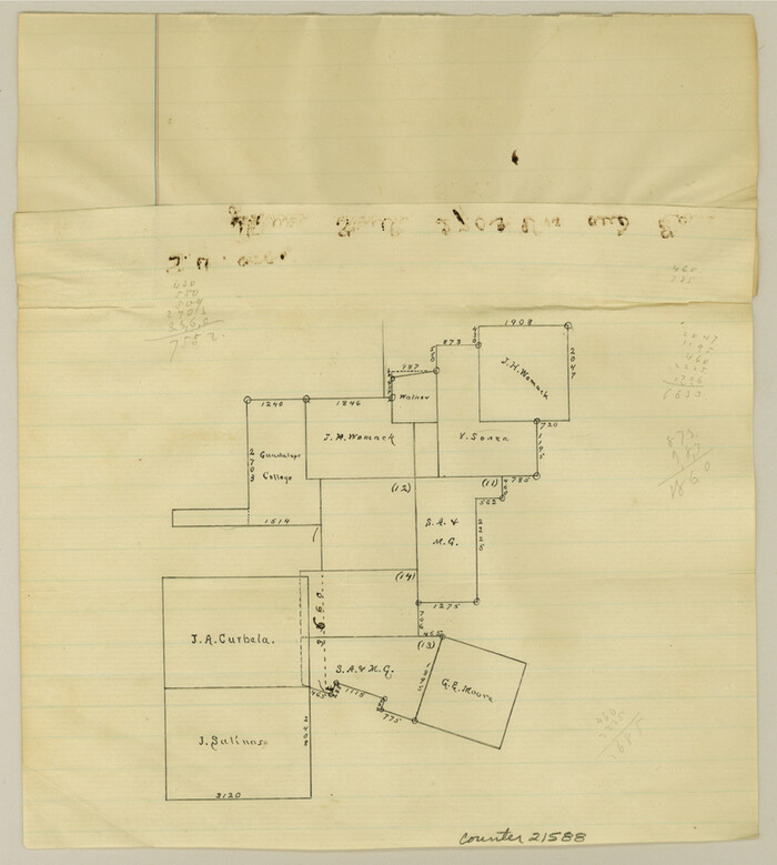 21588, Eastland County Sketch File 12, General Map Collection