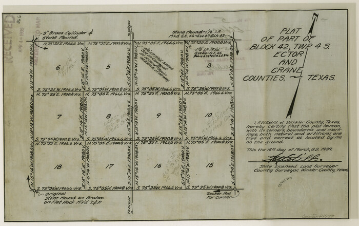 21637, Ector County Sketch File 5, General Map Collection