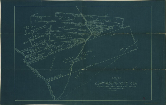 21755, Edwards County Sketch File 27, General Map Collection