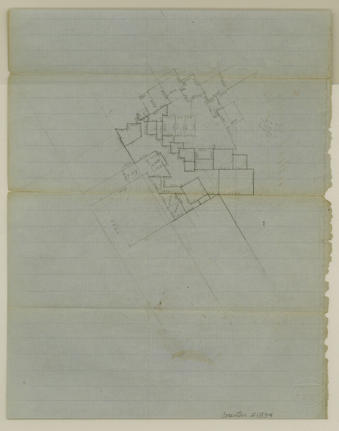 21834, Ellis County Sketch File 5, General Map Collection