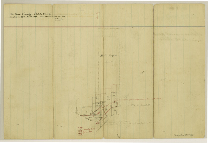 21970, El Paso County Sketch File 9, General Map Collection