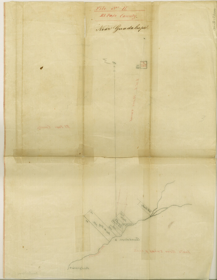 22000, El Paso County Sketch File 11, General Map Collection
