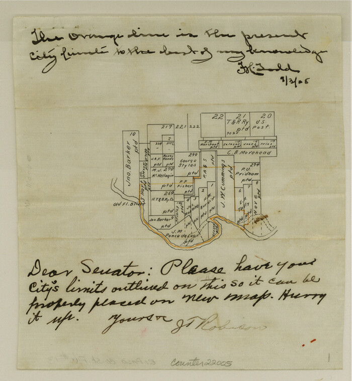 22005, El Paso County Sketch File 13, General Map Collection