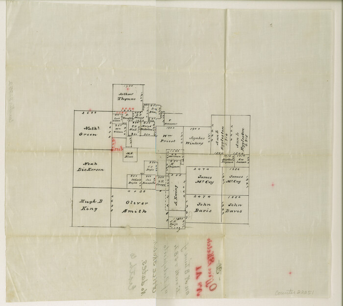 22251, Erath County Sketch File A1, General Map Collection