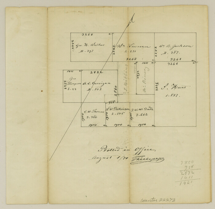 22273, Erath County Sketch File 9, General Map Collection