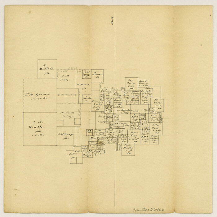 22466, Fannin County Sketch File 15, General Map Collection