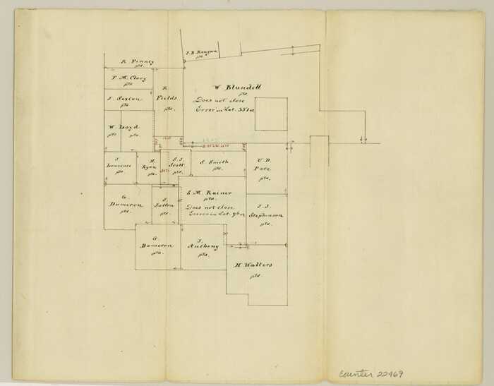 22469, Fannin County Sketch File 16, General Map Collection