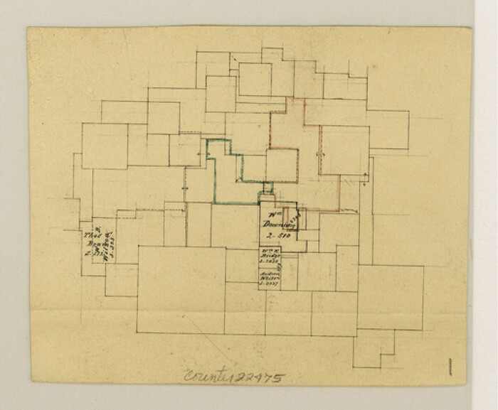 22475, Fannin County Sketch File 20, General Map Collection