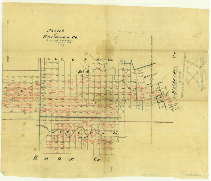 22802, Foard County Sketch File XX, General Map Collection