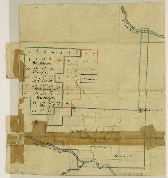 22804, Foard County Sketch File 1, General Map Collection