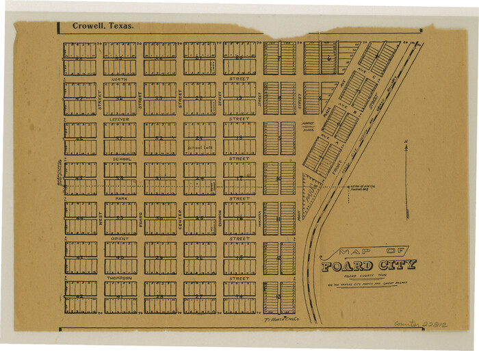 22812, Foard County Sketch File 11, General Map Collection