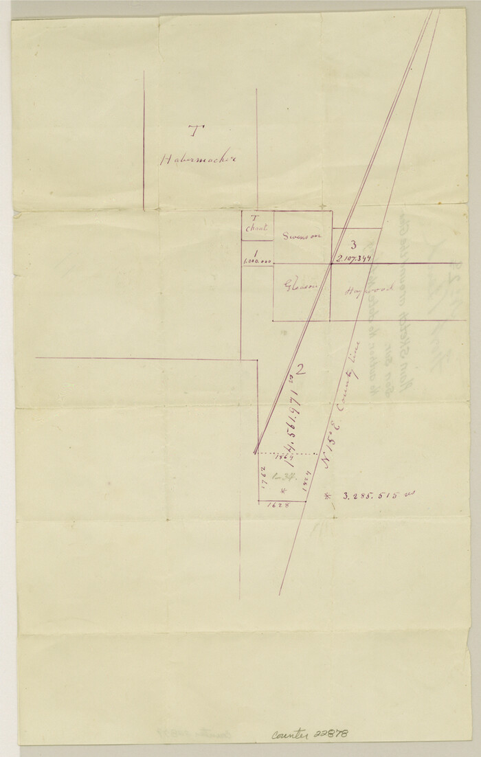 22878, Fort Bend County Sketch File 2a, General Map Collection