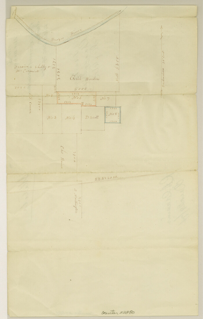 22880, Fort Bend County Sketch File 3, General Map Collection