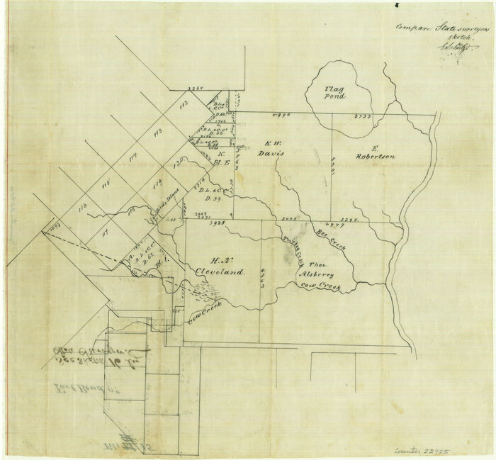 22925, Fort Bend County Sketch File 15, General Map Collection