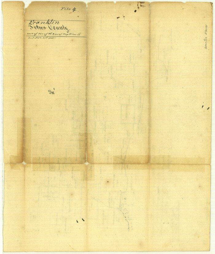 23015, Franklin County Sketch File 4, General Map Collection