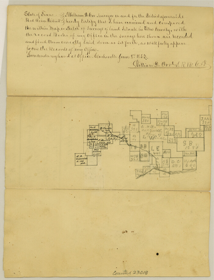 23018, Franklin County Sketch File 6, General Map Collection
