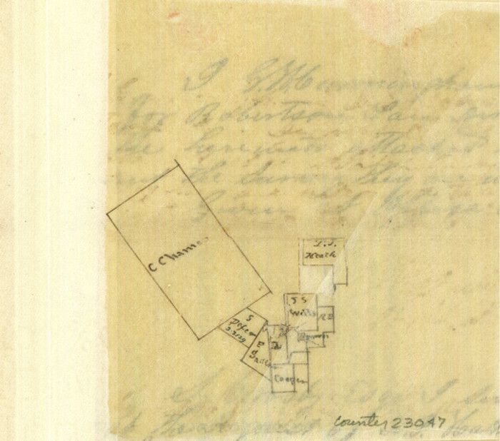 23047, Freestone County Sketch File 5, General Map Collection