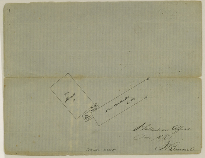 23070, Freestone County Sketch File 15, General Map Collection