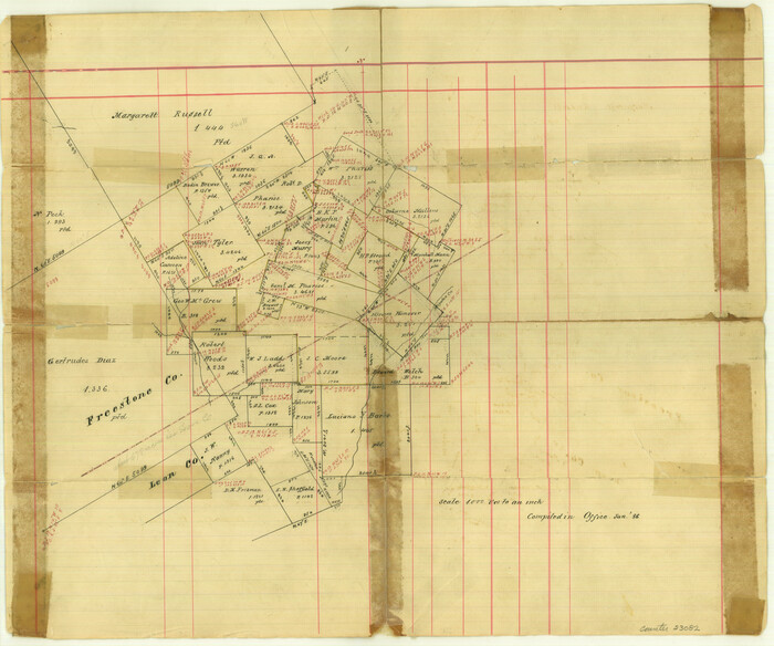 23082, Freestone County Sketch File 22, General Map Collection