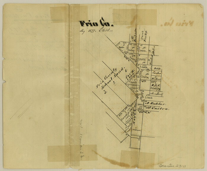 23111, Frio County Sketch File 4, General Map Collection