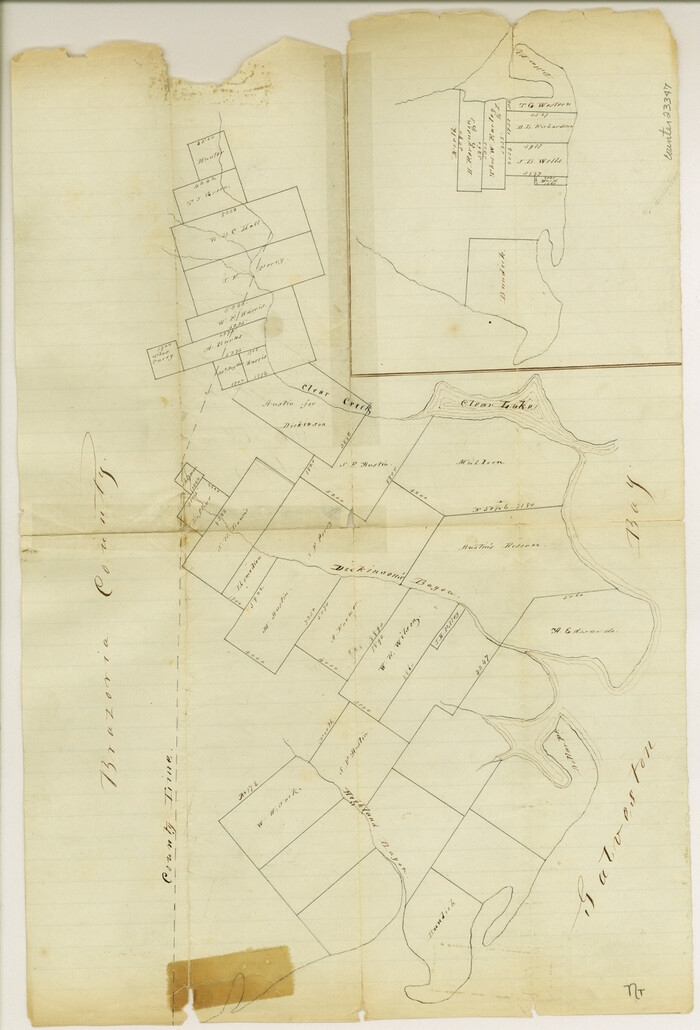 23347, Galveston County Sketch File 1b, General Map Collection