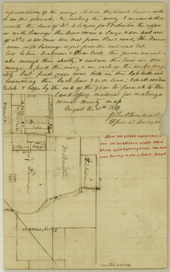 23372, Galveston County Sketch File 10, General Map Collection
