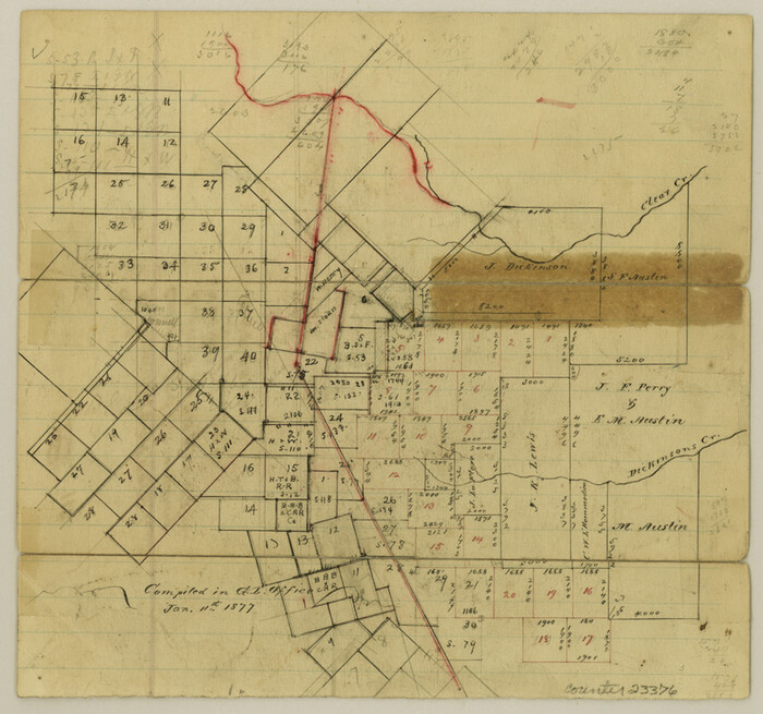 23376, Galveston County Sketch File 11a, General Map Collection