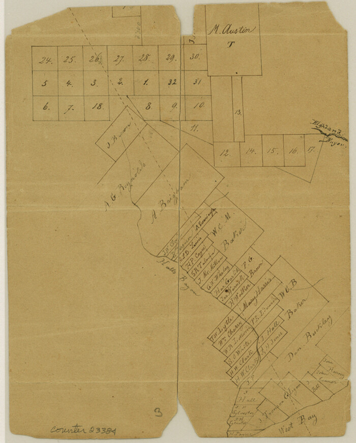 23384, Galveston County Sketch File 16, General Map Collection