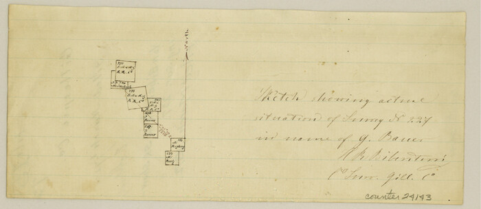 24143, Gillespie County Sketch File 7a, General Map Collection