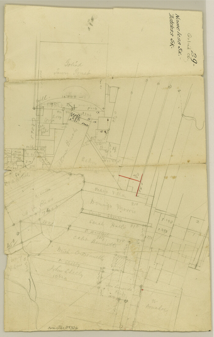 24326, Goliad County Sketch File 29, General Map Collection